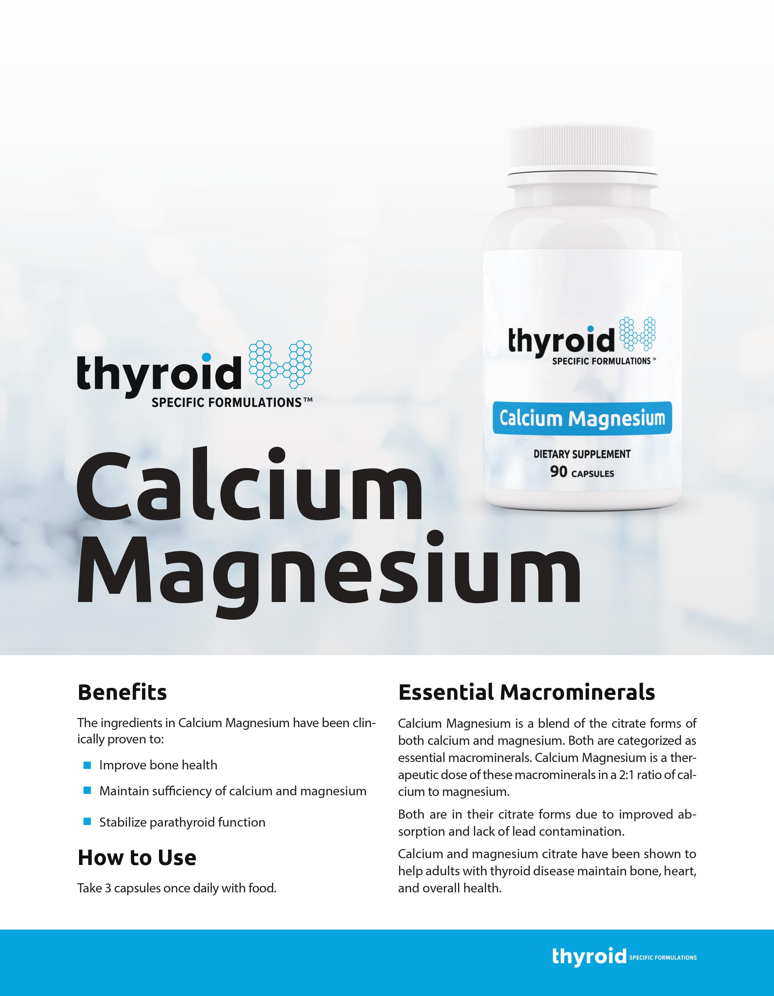 Calcium Magnesium