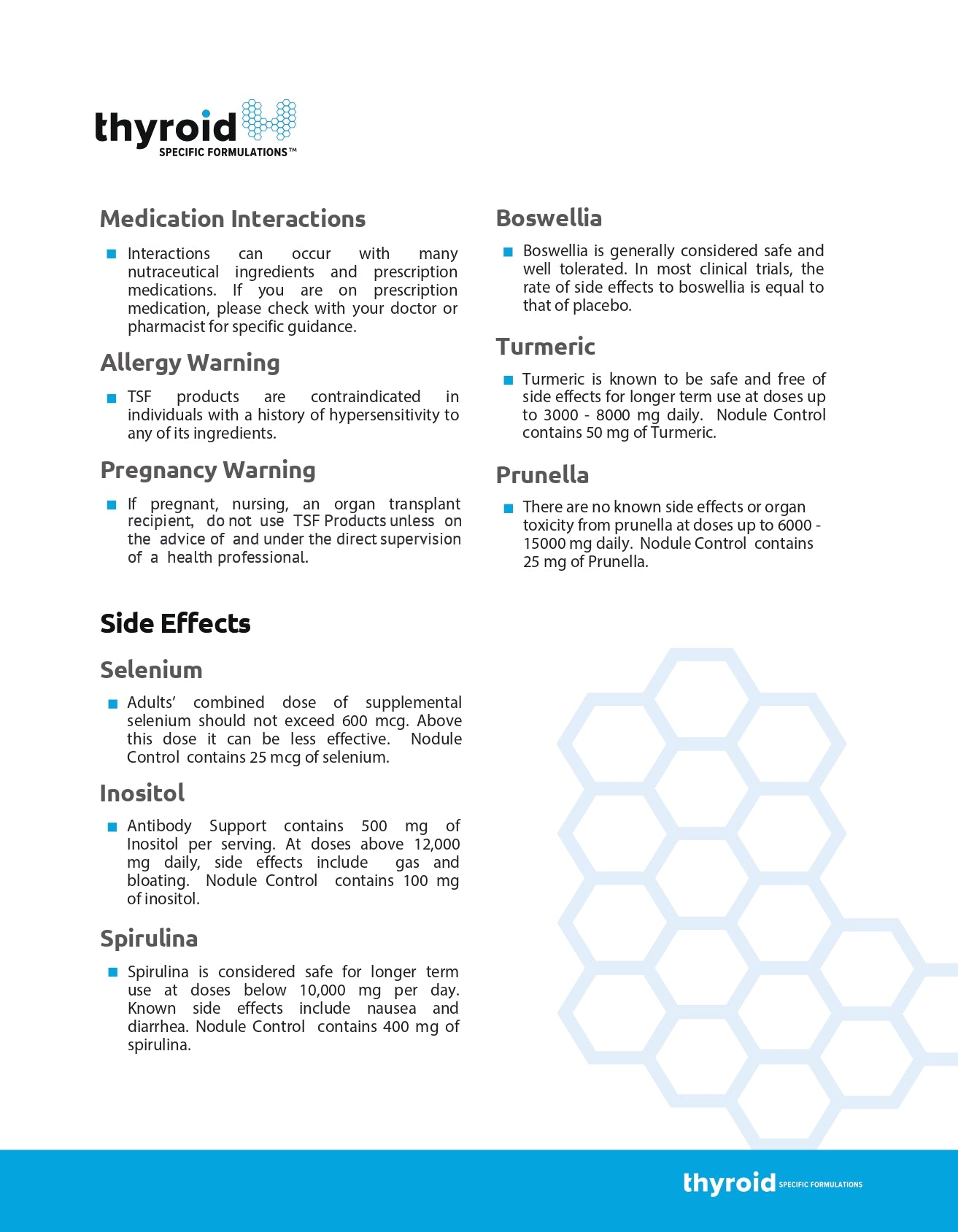 Nodule Control